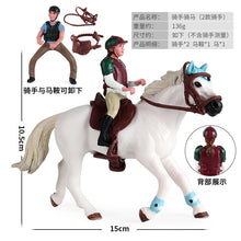 Load image into Gallery viewer, Micro Landscape Scene Decoration Horse Farm Toy Cattle Shed Farm Animal Model Toys Simulation Fence Accessories Animal Sand Table Toy
