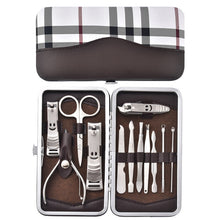 Load image into Gallery viewer, Stainless Steel Nail Clippers Set 12 Pieces Nail Scissor Set Manicure Manicure Implement Nail Clippers
