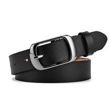 Load image into Gallery viewer, All-Matching Jeans Wide Belt Black New Fashion Simple Pant Belt
