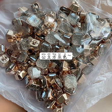 Load image into Gallery viewer, 5pcs/Set Metal Button Sweater Cardigan Golden Edge White Transparent Black Decorative Buttons
