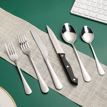 Load image into Gallery viewer, Stainless Steel Tableware Set for 8 People 48-Piece Set Western Food/Steak Knife, Fork and Spoon Six Components
