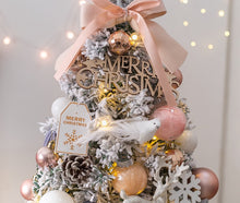 Load image into Gallery viewer, Pink Christmas Tree Decorations Luminous Mini Indoor Home Decoration
