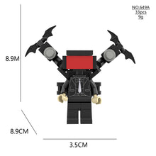 Load image into Gallery viewer, Toilet Doll Toy Skibidi Toilet Titan Monitor Human Audio Human TV Human Building Blocks Toys Suit
