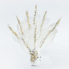 Load image into Gallery viewer, Christmas Tree Pendant Simulation Three-Dimensional Feather Peacock DIY Accessories
