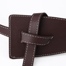 Load image into Gallery viewer, Waist-Tight Retro Knotted Suit All-Matching Outerwear Waist Seal Korean Style Fashionable Wide Belt
