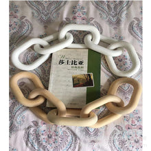 Load image into Gallery viewer, Wooden Home Decoration Wood Chain Five-Ring Wood Connecting Shackle Decoration Living Room Bedroom Pendants Crafts
