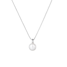 Load image into Gallery viewer, S925 Sterling Silver Natural Freshwater Pearl Pendant Necklace Ladies Clavicle Chain
