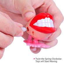 Load image into Gallery viewer, 1PCs Clockwork Winding Top Hat Jumping Teeth Winding Jumping Beauty Toy Halloween Christmas Gift
