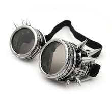 Load image into Gallery viewer, Halloween party cospiay dress up props steampunk glasses, vintage decorative eyewear
