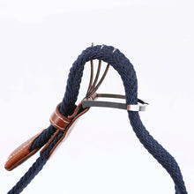 Load image into Gallery viewer, Men's Casual Stretch Woven Leather Belt Young Students Woven Canvas Pin Buckle Elastic Waistband
