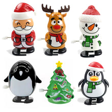 Load image into Gallery viewer, Christmas Clockwork Suit Toy Holiday Gift Movable Santa Claus Toy Suit
