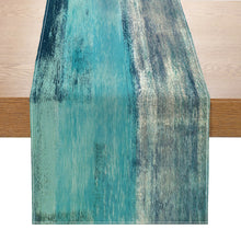 Load image into Gallery viewer, Tie-Dyed Style Printed Table Runner Linen Home Vintage Printing Decoration Table Runner Tablecloth
