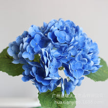 Load image into Gallery viewer, Artificial Flower Large Hydrangea Realistic Moist Feeling Hydrangea Artificial Wedding Flowers Decoration

