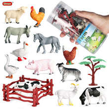 Load image into Gallery viewer, Mini Marine Life Model Set Wildlife Farm Poultry Model Simulation Solid Dinosaur Model Children's Teaching Cognitive Toys
