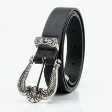 Load image into Gallery viewer, Crown Alloy Buckle Belt Women's European and American Sweater Jeans Decorative Belt
