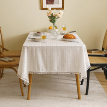 Load image into Gallery viewer, American Tablecloth Pastoral Ins Style Embroidered Fabric Decoration Tablecloth Coffee Table Rectangular Cover Towel Shooting Background Cloth
