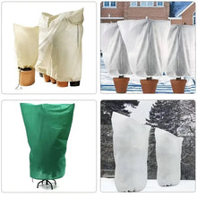Load image into Gallery viewer, Thickened plant antifreeze cover, winter plant antifreeze protective cover, antifreeze and insect-proof pull rope frost cover

