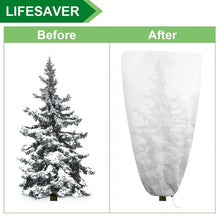 Load image into Gallery viewer, Thickened plant antifreeze cover, winter plant antifreeze protective cover, antifreeze and insect-proof pull rope frost cover

