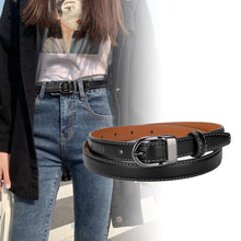 Load image into Gallery viewer, First Layer Belt Women's Simple Decoration Jeans Strap All-Match Fashion Leather Casual Thin
