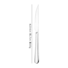 Load image into Gallery viewer, Baike Steak Knife Thick 081 Series Stainless Steel Western Food Knife, Fork and Spoon Suit Dessert Fork Spoon
