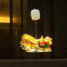 Load image into Gallery viewer, Christmas Decorative Lamp Santa Claus Sucker Lamp Christmas Tree Holiday Modeling Lamp Window Lamp Decoration

