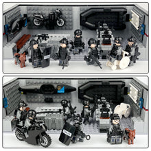 Load image into Gallery viewer, Minifigures Police Material Center Shield Tigercat Special Police Anti-Terrorism Assembled Toys
