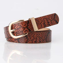 Load image into Gallery viewer, Belt Serpentine Belt Fashion Simple Jeans Pant Belt Ins Style Women's Belt Belt
