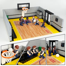 Load image into Gallery viewer, Jt017 Small Particle Scene Basketball Court Building Blocks Toy Wall Domestic Ornaments
