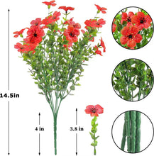 Load image into Gallery viewer, Artificial Flowers Violet Seven-Fork Spring Grass Flower Suitable for Indoor and Outdoor Simulation Green Plant Bouquet
