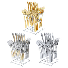Load image into Gallery viewer, Tableware Set Star Diamond Series Western Food Knife, Fork and Spoon Five Main Pieces 30-Piece Set Steak Knife

