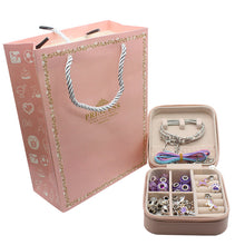 Load image into Gallery viewer, New Children's DIY Bracelet Large Hole Beads Unicorn Set Snake Bone Bracelet 3 Necklace
