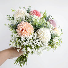 Load image into Gallery viewer, 12pcs/Set Simulation Bridal Bouquet Wedding Bouquet Hydrangea Fake Flower Furnishings Decorative Simulation Flower
