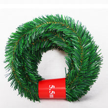 Load image into Gallery viewer, 5pcs 5.5M Christmas rattan tops Christmas tree wreath DIY decorative rattan
