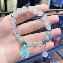 Load image into Gallery viewer, New Cute Bear Matte Crystal Bracelet Night Market Stall Boutique Bracelet Whole Gift for Bestie
