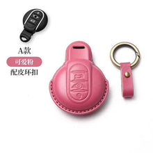 Load image into Gallery viewer, Mini Car Key Sleeve Cooper Mini Key Shell Women's  Handmade Genuine Leather Bag Buckle
