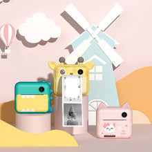 Load image into Gallery viewer, 3-in-1 Cartoon Photography Children Print Camera with 32G Memory Card

