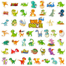 Load image into Gallery viewer, 100Pcs Little Dinosaur Graffiti Stickers Dinosaur Series Tyrannosaurus Rex Personality Cartoon Children Stickers
