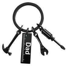 Load image into Gallery viewer, Stainless Steel Key Ring Hammer Screwdriver Wrench Tool Creative Gift
