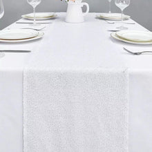 Load image into Gallery viewer, 2pcs Sequin Table Flag Wedding Ceremony Layout Tablecloth Table Runner Christmas Decoration Polyester Square Glitter Sequin
