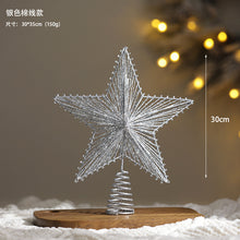 Load image into Gallery viewer, Christmas Tree Top Five-Pointed Star Christmas Decorations with Lights Christmas Decorations
