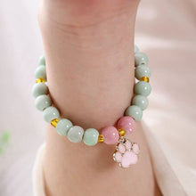 Load image into Gallery viewer, Ceramic Bracelet Cute Foot Bracelet Small Fresh Schoolgirl Gift Black Bracelet Couple
