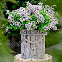 Load image into Gallery viewer, Artificial Flowers Violet Seven-Fork Spring Grass Flower Suitable for Indoor and Outdoor Simulation Green Plant Bouquet
