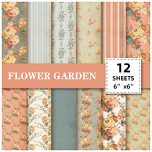Load image into Gallery viewer, 12 Sheets/Pack New Material Paper Hand Account Decorative Paper DIY Pattern Background Paper Floral Pattern Card Paper
