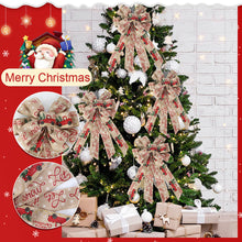 Load image into Gallery viewer, Christmas Holiday Decorations Bowknot Glitter Powder Christmas Tree Decoration
