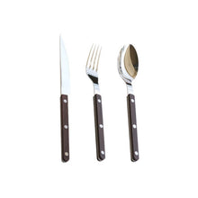 Load image into Gallery viewer, 4pcs/Set French Western Style Stainless Steel Tableware Suit Acrylic Handle Steak Knife, Fork and Spoon Suit Suit
