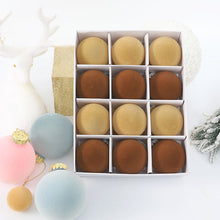 Load image into Gallery viewer, 6CM/12PCS Christmas Decorative Ball Set Flocking Ball Christmas Tree Ornament Pendant
