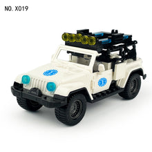 Load image into Gallery viewer, X019 White Recovery Vehicle Children's Assembled Small Particle Building Blocks Toy
