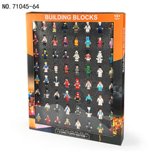 Load image into Gallery viewer, 64 Children's Building Blocks Toys Suit Doll Toy Window Box
