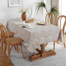 Load image into Gallery viewer, Rectangular Dining Table American Rustic Style Tablecloth Polyester Water and Oil Resistant Printed Tablecloth Tablecloth
