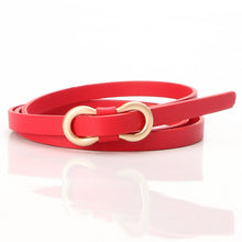 Load image into Gallery viewer, New Women's Word Buckle All-Matching Shirt Dress Narrow Belt Decorative Thin Belt
